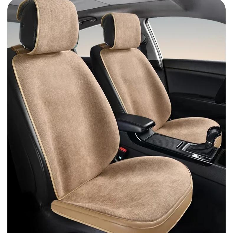 Universal Car Seat Cover Four Season Auto Flax Breathable Seat Covers for Car Seats Cover Protection Cars Accessories
