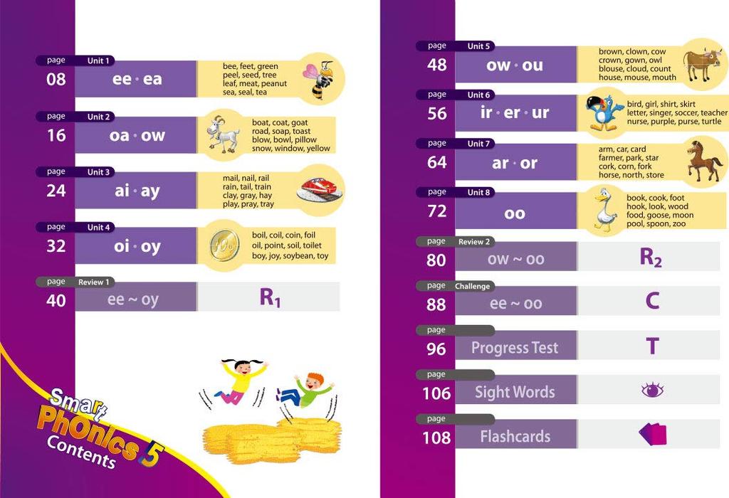 e-future Smart Phonics Level 5 Student Book (with flashcards) English learning materials
