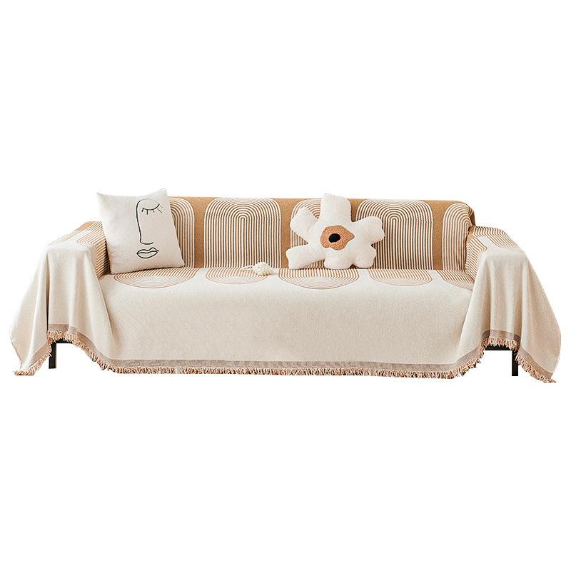 Chenille Sofa Cover Cloth Full Cover Four Seasons General Purpose Sofa Cushion Non-slip Leather Sofa Cover