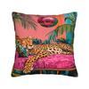 Leopard & Tropical Floral Pillow Case Morden Pillow Cover Soft Pillowcases For Living Room Chair