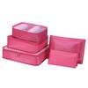 6Pcs Clothes Luggage Travel Blanket Shoes Organizers Bag Suitcase Pouch Packing Cubes Travel Bag Organizer