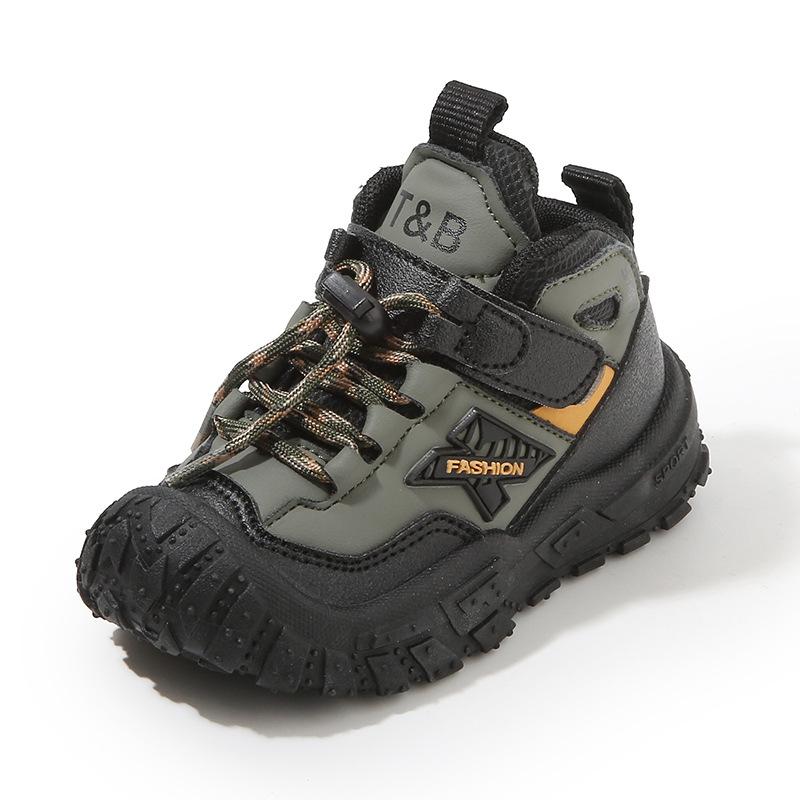 Children's sports shoes 2025 spring and autumn new boys' dad shoes mountaineering girls' running shoes soft-soled baby casual shoes