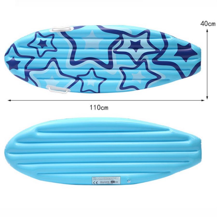 Inflatable Bodyboard Kids Pool Floating Mat Surfboard Water Toy With Handles for Kids Beach Vacation