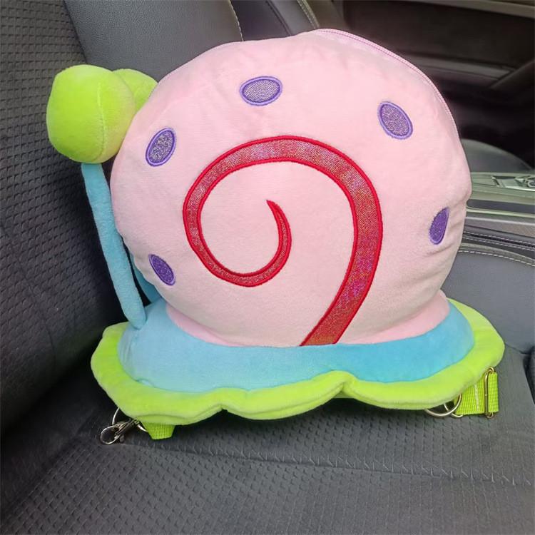 Gary Spongebob Squarepants The Snail Plush Backpack Animal Bag Gift Cartoon