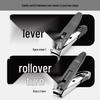 Stainless Steel Anti-Splash Nail Clippers with Large Opening and Debris Collection Compartment