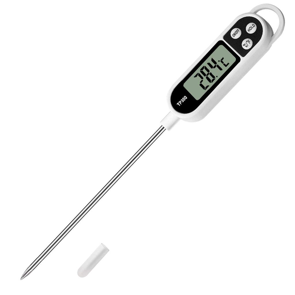 Digital Meat Food Thermometer for Cooking Kitchen BBQ Probe Instant Read Thermometer with Long Probe for Candy Candle Milk 4