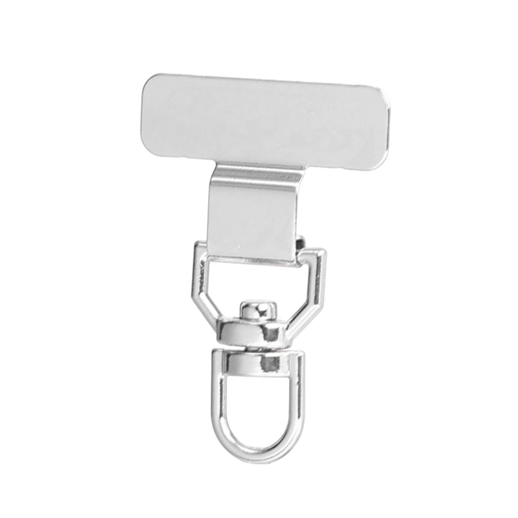1-4pcs 360° New Stainless Steel Tab Phone Tether Portable Connecting Hanging Piece Lanyard Mobile Phone Case Clip Back Gaskets