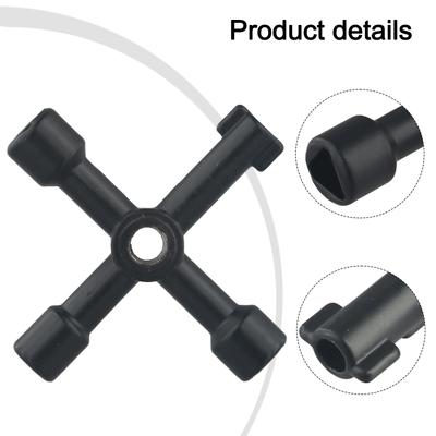 Víceúčelový trojúhelníkový klíč pro elektrické rozvaděče, výtahy, vodoměry, ventily, klíč s křížovým čtvercovým otvorem, nástroje pro metro