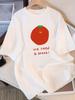 UnisexS Casual TShirt with Need a Break Tomato Graphic Loose Fi Relaxed Style Comfortable Clothing Top Ladies T Shirts