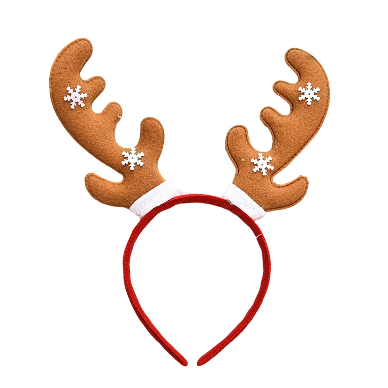 

Merry Christmas Decorations Party Sequin Hairhoop Elk/Tree/Santa Headband Stage Performances Hairband Festival Supplies I
