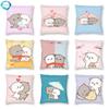 Bedroom Living Room Couple Cute Cat Fishing And Goma Federa Decorations For The House Cushion Sofa Federa Pillow Cases