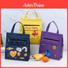 Cartoon Style Insulated Lunch Bag With Oxford Fabric Cool Keep For School And Work