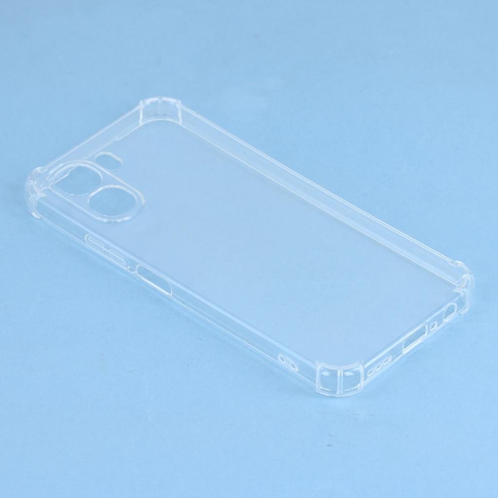 Für Oppo A6x 5G / A6x 4G Transparente TPU Hülle Verstärkte Ecken Stoßfeste Handyhülle