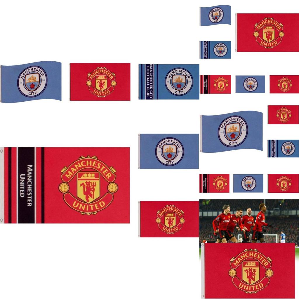 Farbenfrohe Manchester United Flagge (90 x 150 cm) – Perfekt für Fans und jeden Anlass