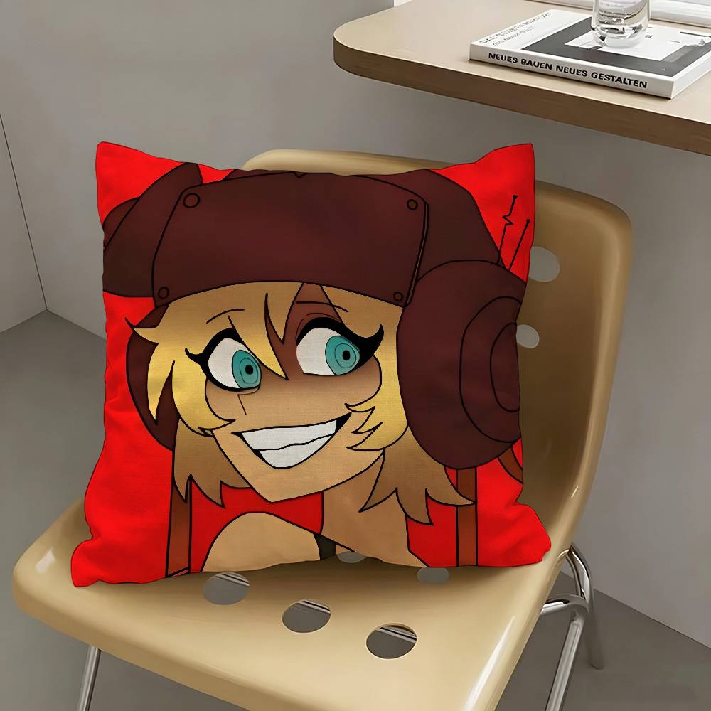 1pc Psychopomp GOLD Anime Pillow Case Fashion Square Pillowcase Bedroom Sofa Room Ins Decoration Leisure