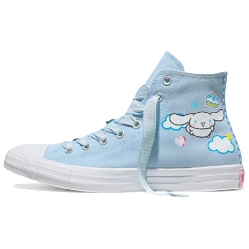 Hello Kitty x Converse Chuck Taylor 70 All-Star High Cinnamoroll Unisex Trampki Niebieskie Błękitne Biało-Różowe A17698C
