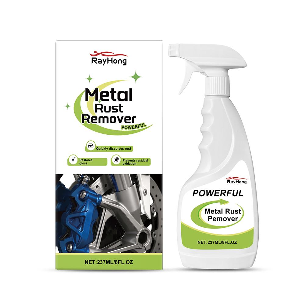 

Metal Rust Remover and Inhibitor Spray 237ml Bottle Penetrates Rust in Minutes Non Toxic Formula Safe on Multiple Surfaces
