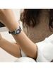 Women's quartz watch with marked dial, elegant hands, versatile stylish accessory, unique style, suitable daily wear. gift T152.010.16.038.00