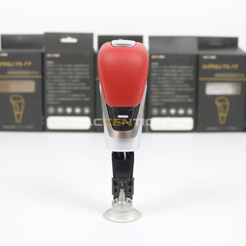 Red Leather Gear Shift Knob For Nissan Altima  - Kicks 2017- Sentra Sylphy - Car Accessory