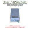 12 Cell 18650 Detachable Solder‑Free DIY Power Bank Kit PD Fast Charging With LED Light  Mobile Power Shell Without Battery