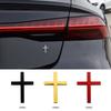3D Jesus Christ Cross Badge Sticker Decal for Truck Motorcycle SUV Car Exterior Decoration Adhesive Emblem Badge Sticker