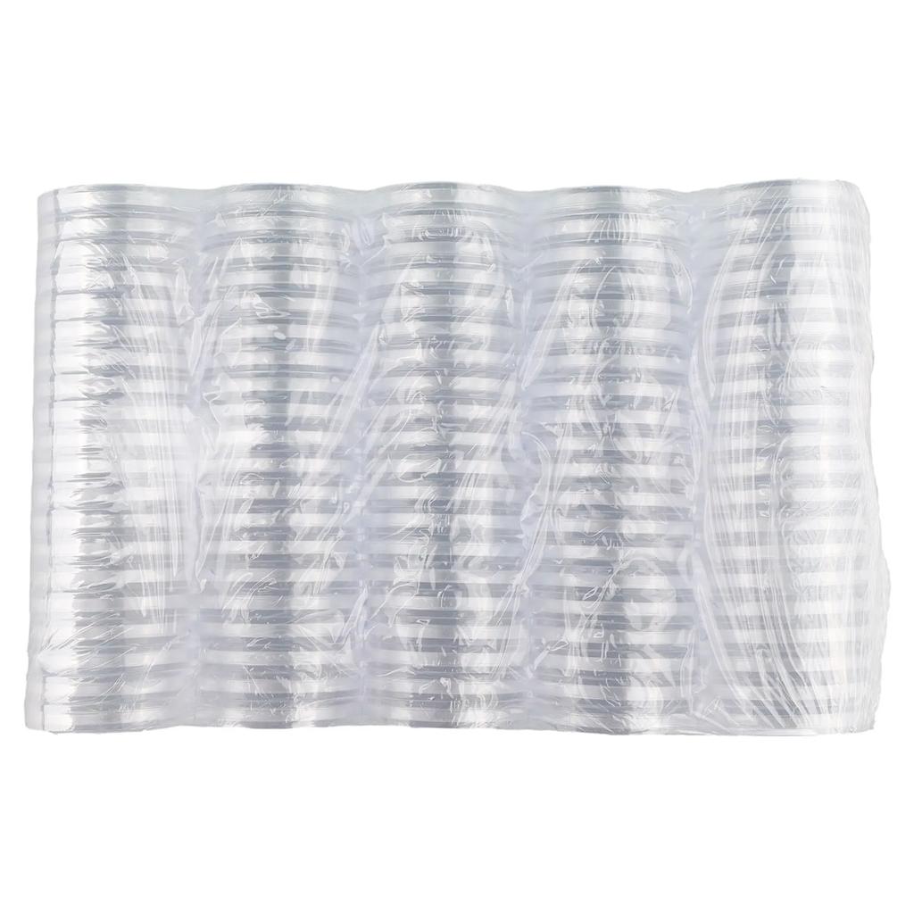 Praktische Tragbare Münzaufbewahrungsboxen, 100 Stück Klare 32mm Runde Münzhüllen, Leicht und Einfach zu Tragen, Schützen Sie Ihre Münzen