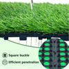 Kunstrasen DIY Grasfliesen Gartendekoration Authentischer Rasenlook Einfache Installation Verriegelungssystem Problemlose Einrichtung