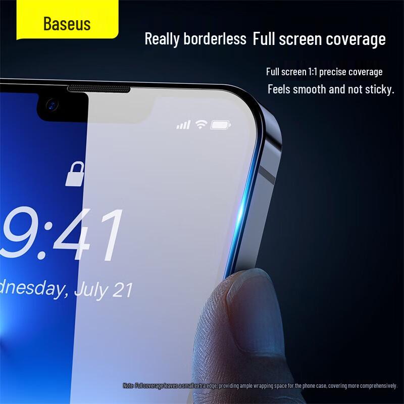 Baseus 2nd Gen AR Enhanced HD Corning Tempered Glass Screen Protector with Dust-Free Applicator