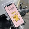 Motorcycle Handlebar Phone Cover Handlebar Waterproof Clear Pvc Phone Pouch Motorcycle High Sensitivity Mobile Phone Holder
