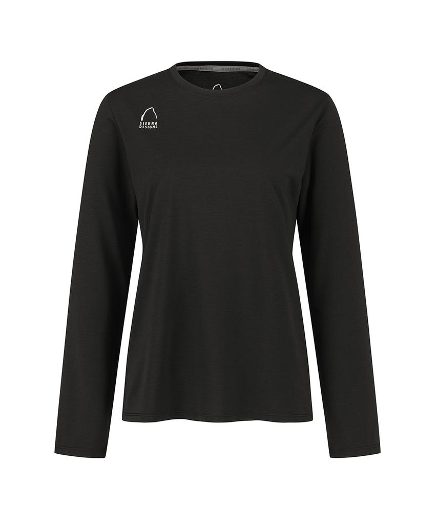SIERRA DESIGNS W) Think Outside Stone Drylight Long Sleeve Black