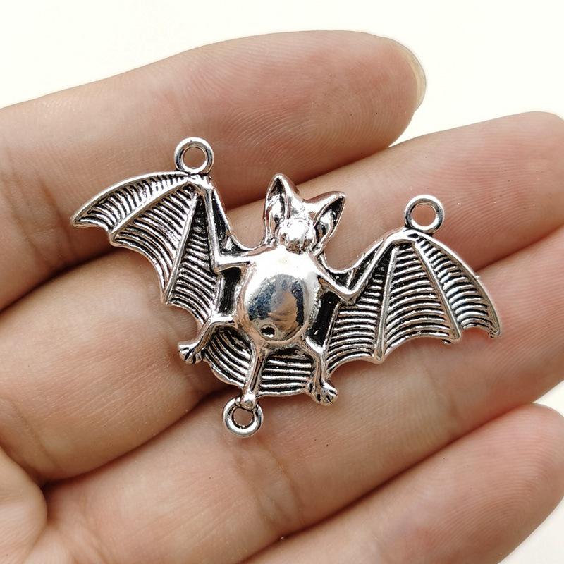 

Антикварный серебряный готический вампир летучая мышь соединительный кулон для ювелирных изделий своими руками