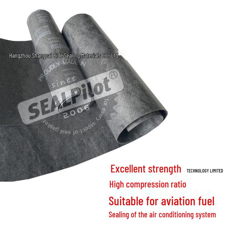 Semi-Hermetic Compressor Valve Gasket: No-Asbestos, Suction/Discharge, High/Low Pressure, 0.22 Thickness
