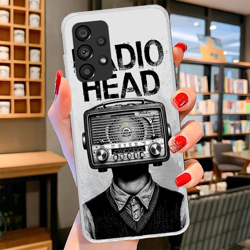 Bnad R-Radiohead Phone Case For Samsung Galaxy A12 A22 A32 A52 A72 A02S Phone Case Note 20 Ultra 10 S10 Plus A51 A71 A50S A20S A
