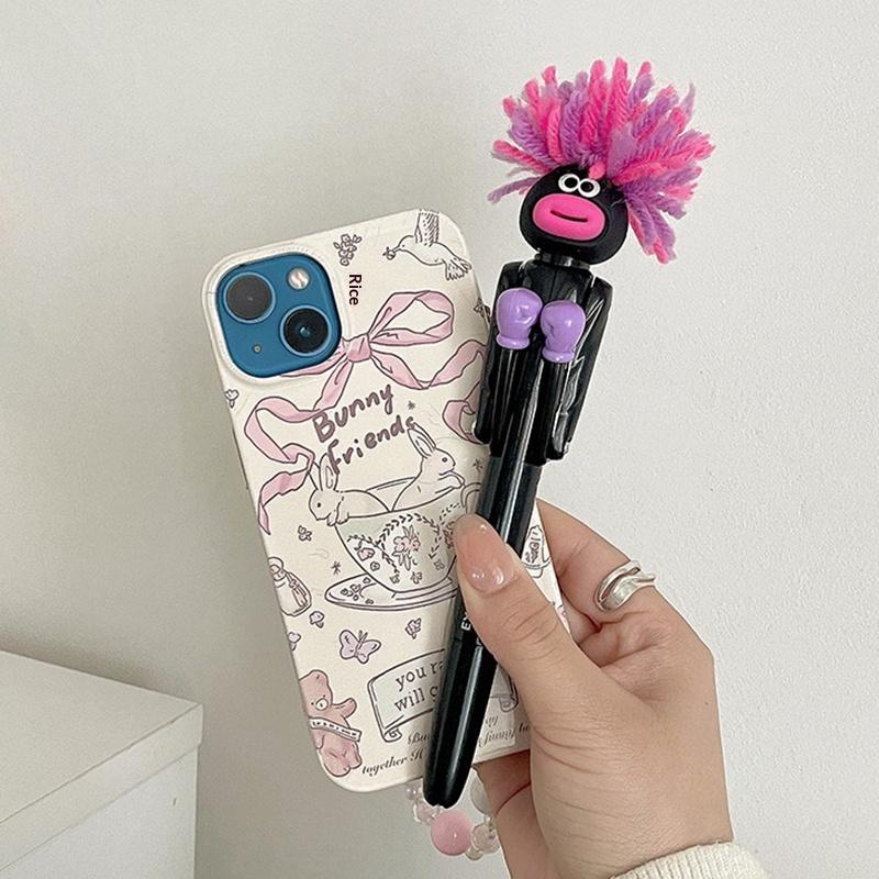 Cartoon Ballpoint Pen Creative Gel Pen Smooth Writing Stress Relief Student Study Office School Art Supplies