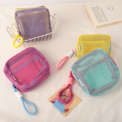 The Mesh Outdoor Makeup Lipstick Card Case, Women's Coin Purse, Portable Mini Bag, Can Store Loose Change On The Go