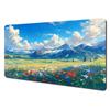 Seaside landscape anime mouse pad watercolor painting desk mat pc accessories gaming mats expansion pads suitable for work