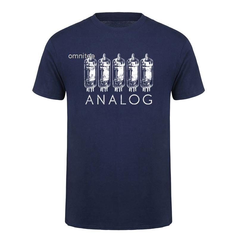 Analog Vacuum Tube TShirt for Radio and Amp Collectors Funny Electron Valve Lover T Shirts Summer Streetwear Gifts HJ057