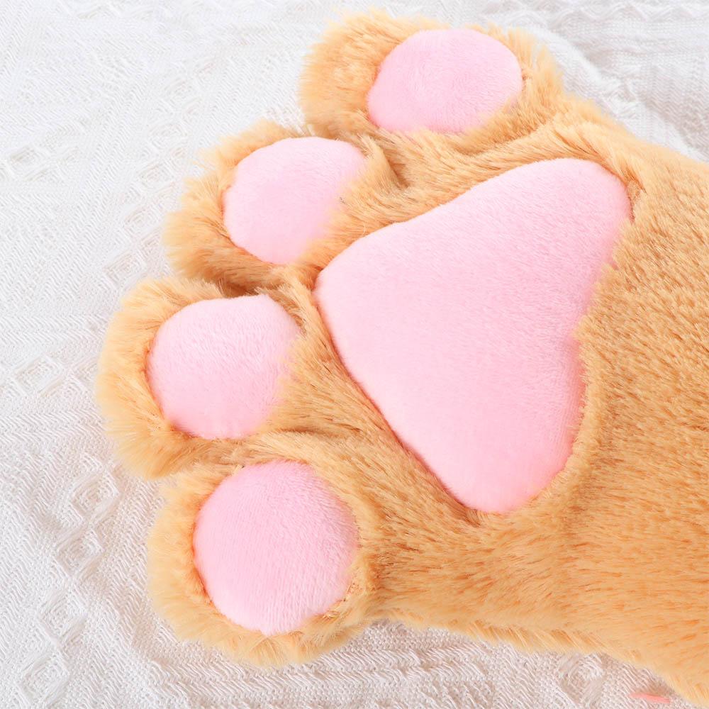 New Cute For Women Bear Claw Paw Mittens Anime Cosplay Gloves Plush Cat Claw Gloves
