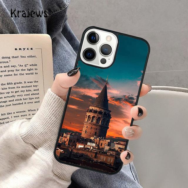 Turkey Istanbul Scenery Building Soft Phone Case For iPhone 17 Air 16 15 14 Max Plus 11 12 13 Pro Max Phone coque Fundas