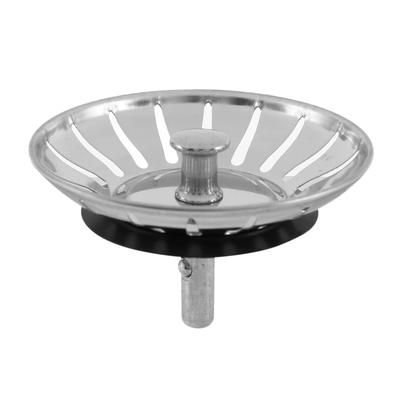 1pc Strainer Premium Stainless Steel Replacement Kitchen Sink Strainer Waste Drain Plug 80mm Drainer Strainer Leach Basket Waste