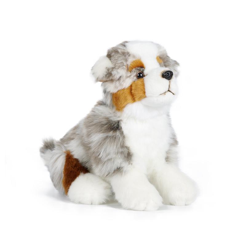 Australian Shepherd Plush Toy - Soft Pet Puppy Comfort Doll