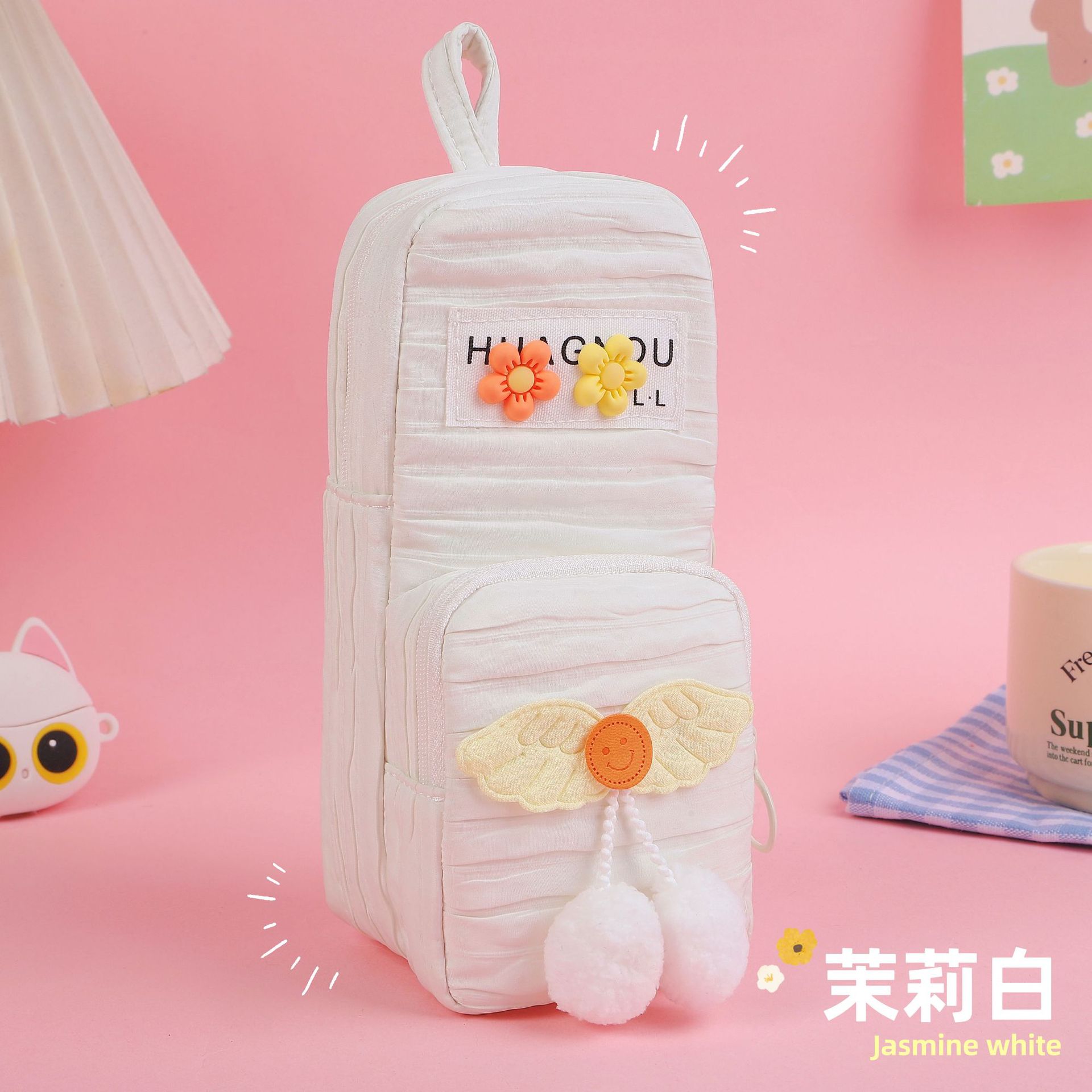 

Новый милый пенал huhu, ins, высокая ценность, большая вместимость, сумка для канцелярских товаров, ученики начальной школы, продвинутый пенал