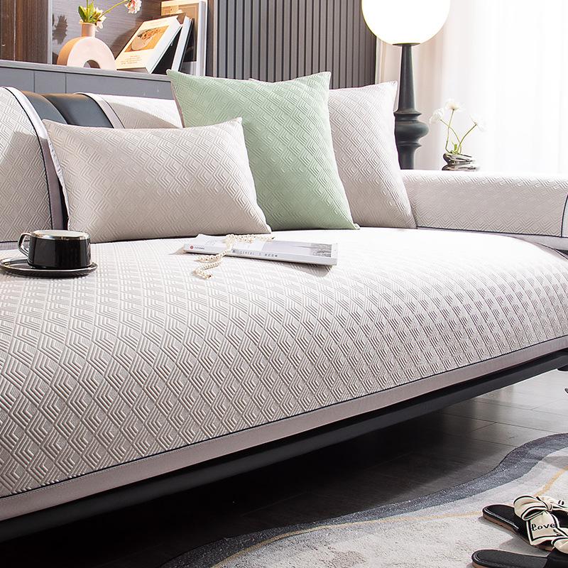 

Коврик для дивана, прохладное ощущение, подушка из ледяного шелка, летняя нескользящая ткань для чехла на диван 70*70cm