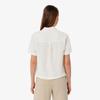 Lacoste Women's Linen Openwork Short Sleeve Shirt CF197E-56G70V