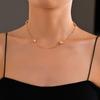 Simple Star Metal Adjustable Clavicle Chain Ladies Necklace