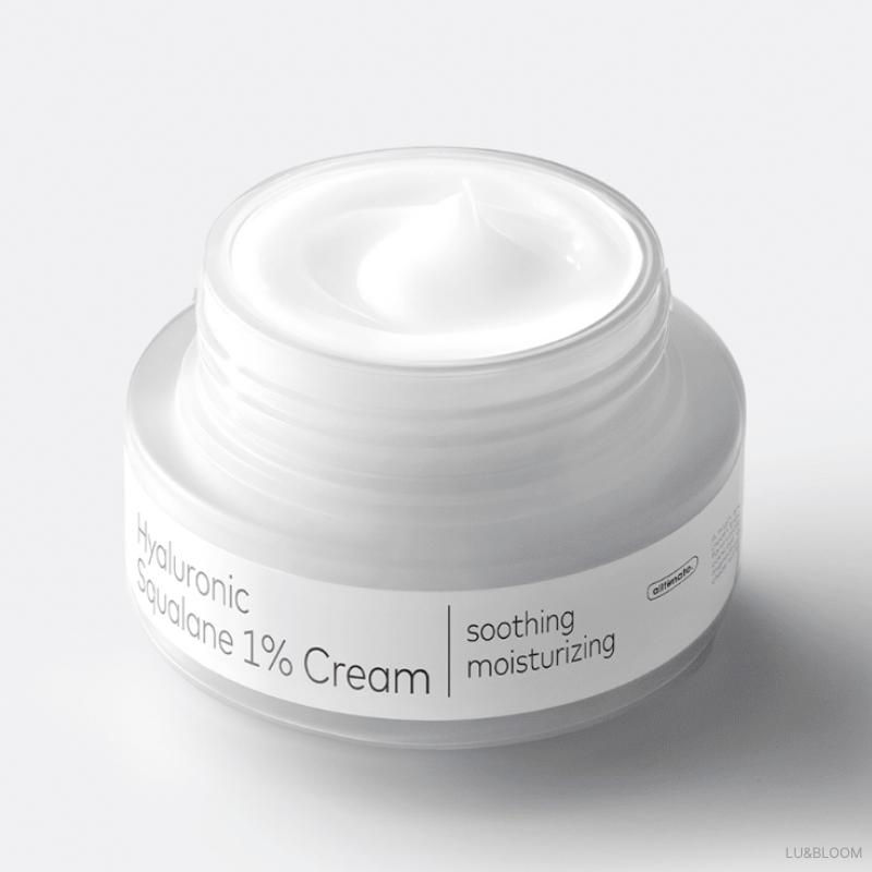 THE FACE SHOP Alltimate Hyaluronic Squalane 1% Soothing Moisturizing Cream 50ml (+Free gift)