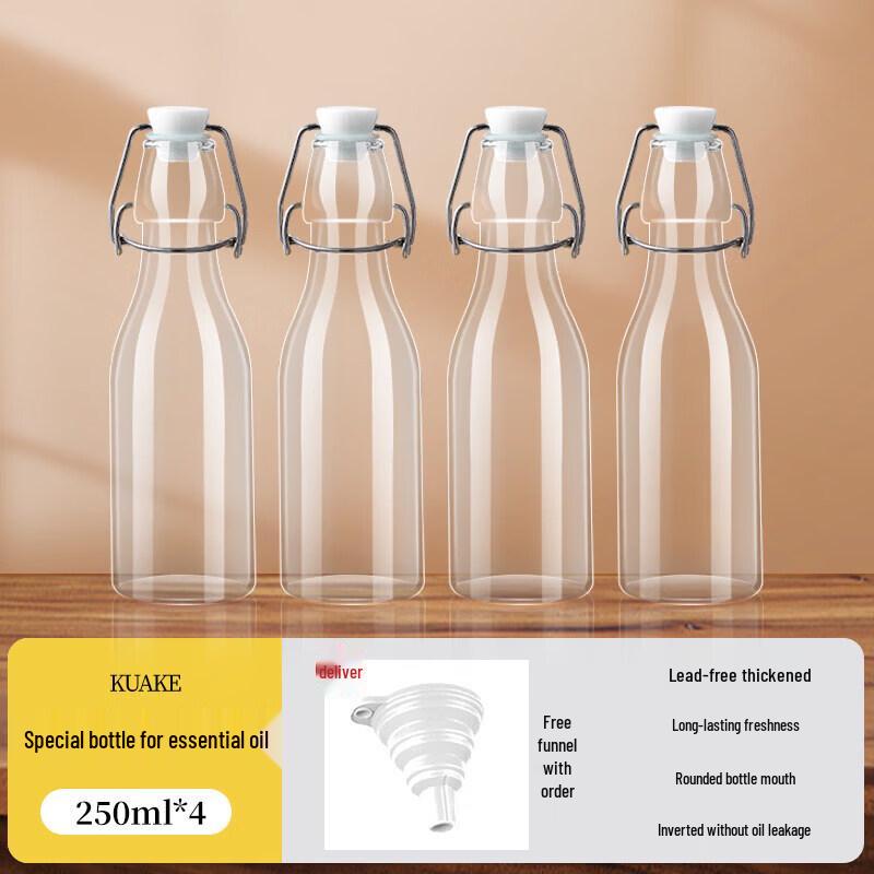 Glass Sesame Oil Dispenser Bottle