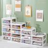 Clear Storage Organizer Desk Organizer with Drawers Plastic Stationery Organizer Makeup Organizer Storage Box for Office