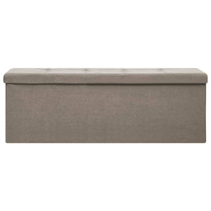 VidaXL Foldable Storage Bench Storage Container Living Room Storage Chest Home Entryway Interior 338797