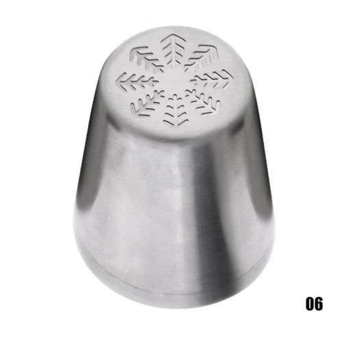 Tree 1pc Christmas Icing Russian Piping Tip Leaf Nozzle Cupcake Set Durable
